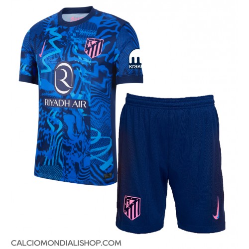 Maglie da calcio Atletico Madrid Terza Maglia Bambino 2024-25 Manica Corta (+ Pantaloni corti)